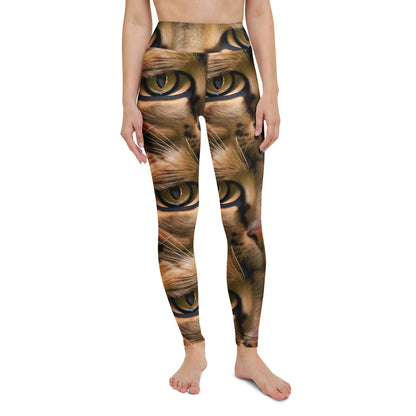 Yoga Leggings - Feline Whisper