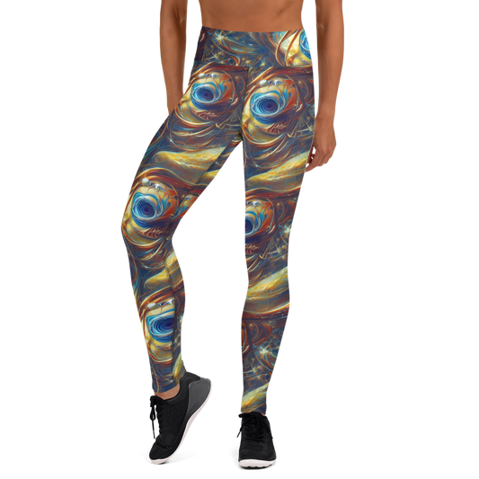 Yoga Leggings - Celestial Vortex