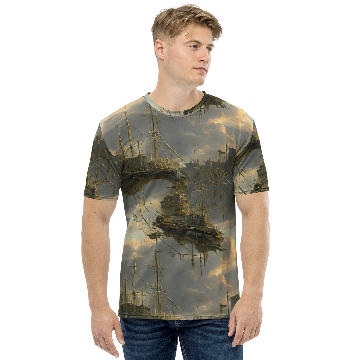 Men's Crew Neck T-Shirt - Ethereal Armada