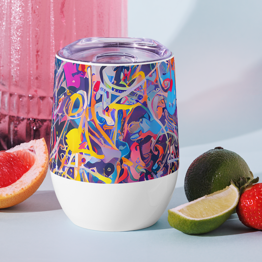 Wine Tumbler - Vibrant Fusion