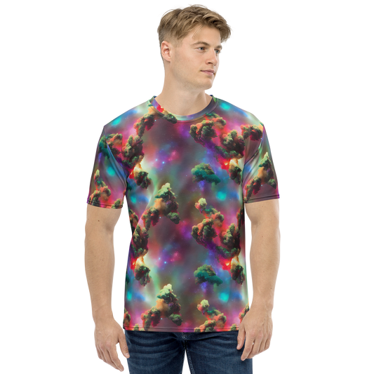 Men's Crew Neck T-Shirt - Nebula Dreams