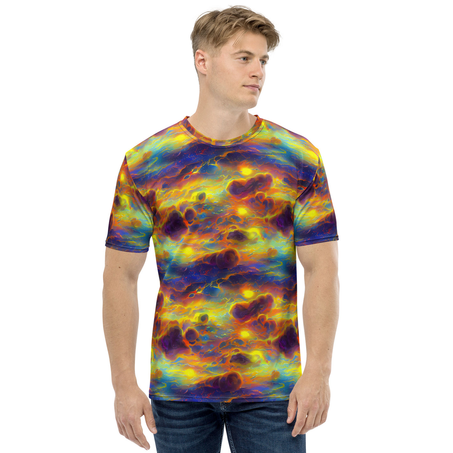 Men's Crew Neck T-Shirt - Averin's Nebula