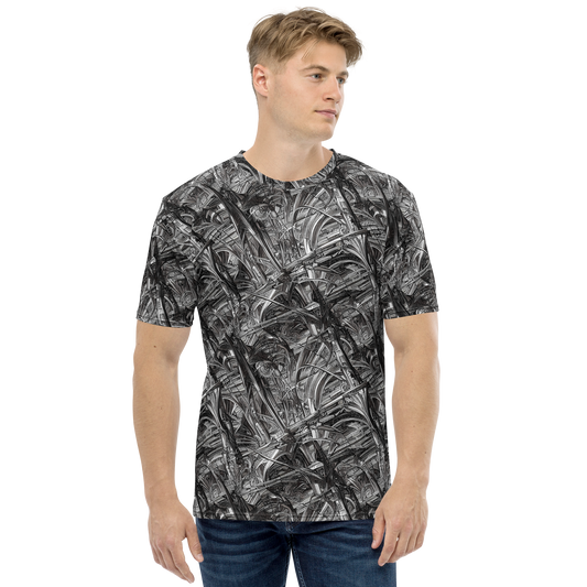 Men's Crew Neck T-Shirt - Gothic Whirlwind