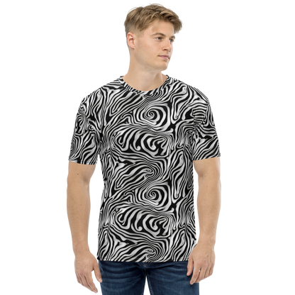 Men's Crew Neck T-Shirt - Warped Cosmos