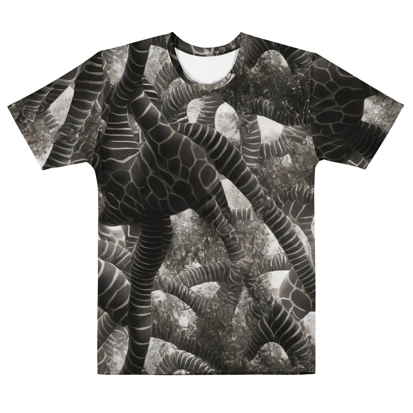 Men's Crew Neck T-Shirt - Serpent Symphony