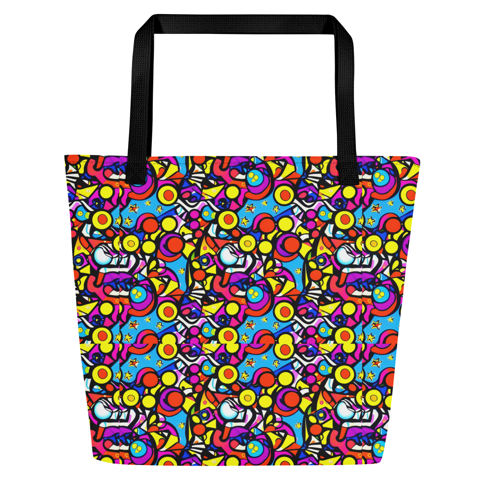 Large Tote Bag w/ Pocket - Stellar Circus