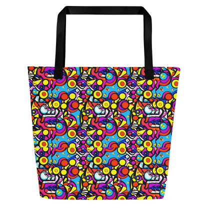 Large Tote Bag w/ Pocket - Stellar Circus