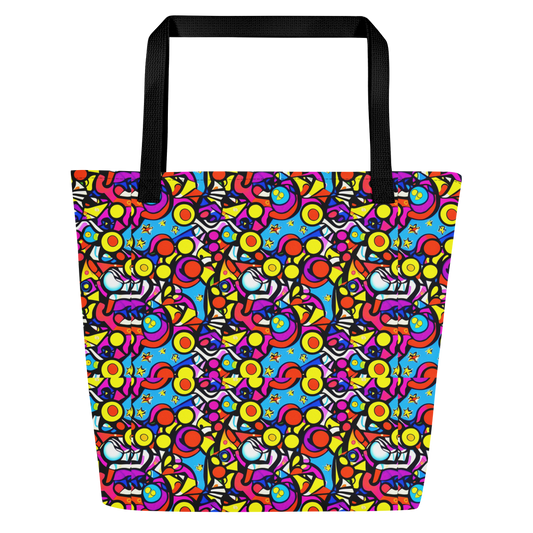 Large Tote Bag w/ Pocket - Stellar Circus