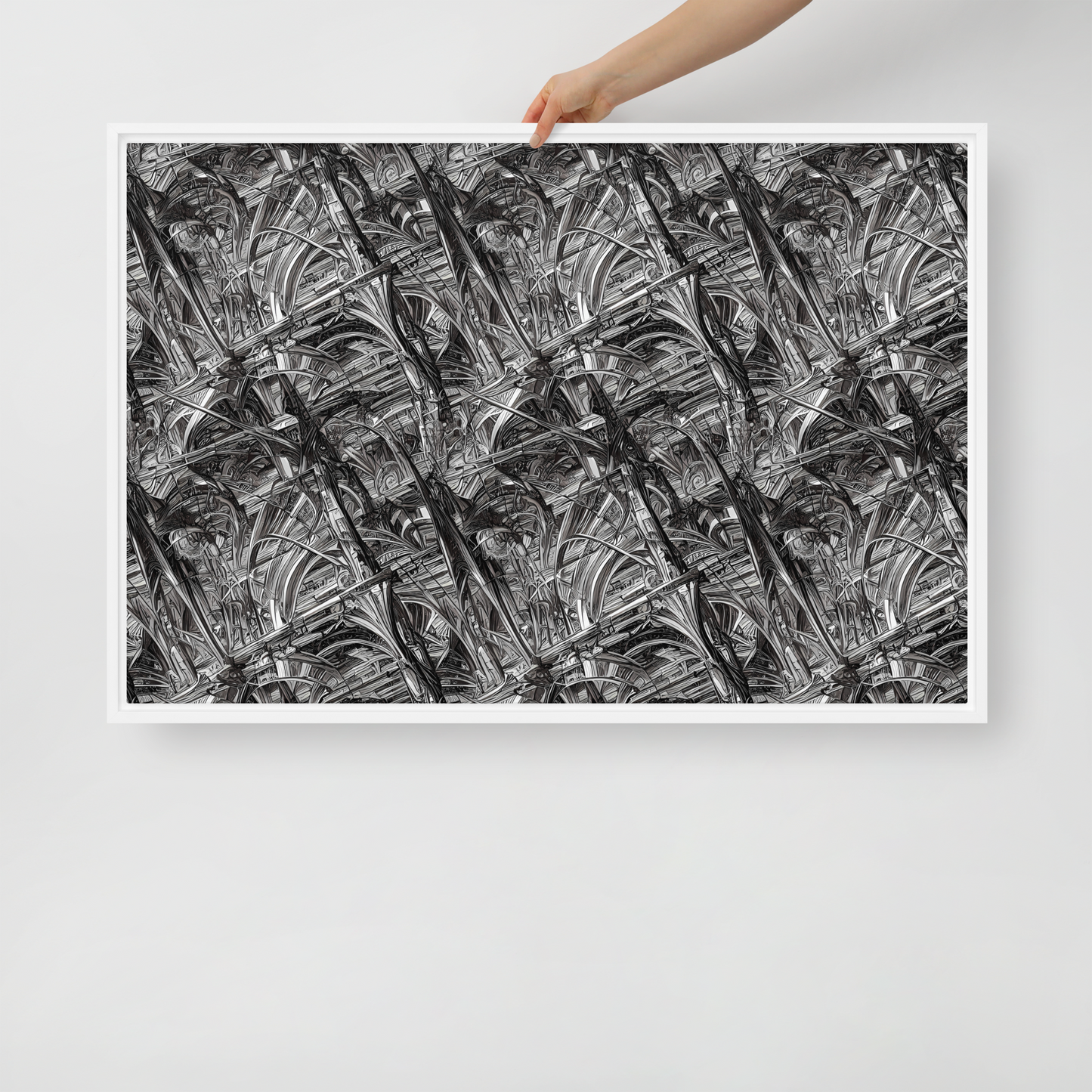 Framed Canvas - Gothic Whirlwind