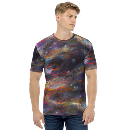 Men's Crew Neck T-Shirt - Chromatic Flux