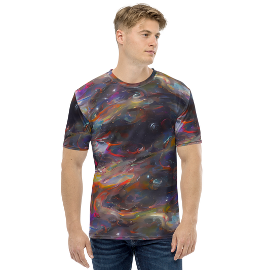 Men's Crew Neck T-Shirt - Chromatic Flux