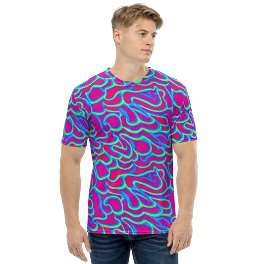 Men's Crew Neck T-Shirt - Aquatic Ember