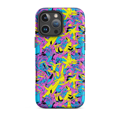 Tough Case for iPhone® - Neon Jive