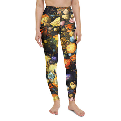 Yoga Leggings - Baroque Blossom