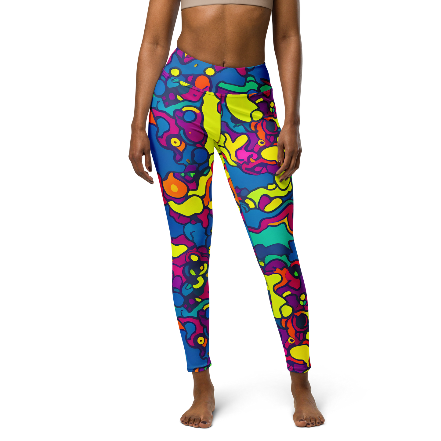 Yoga Leggings - Colorful Chaos