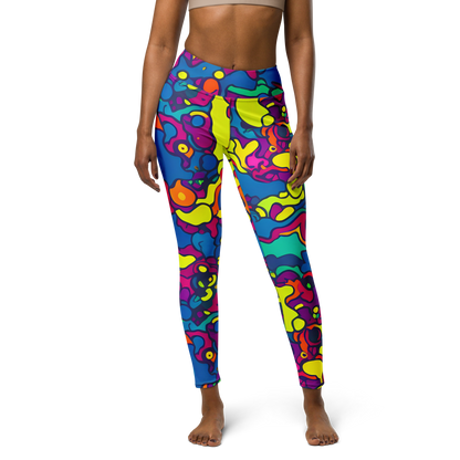 Yoga Leggings - Colorful Chaos