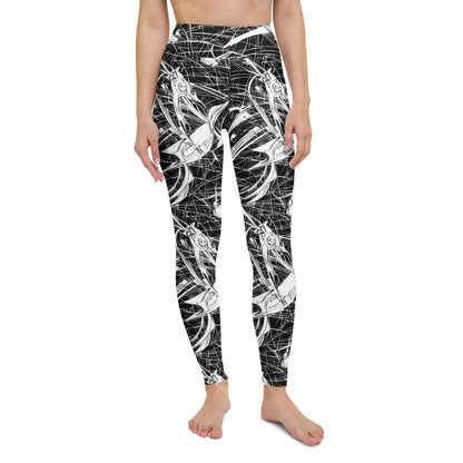 Yoga Leggings - Stormy Serenity