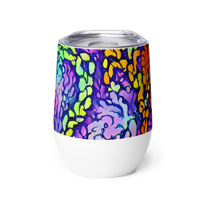Wine Tumbler - Surreal Waveforms