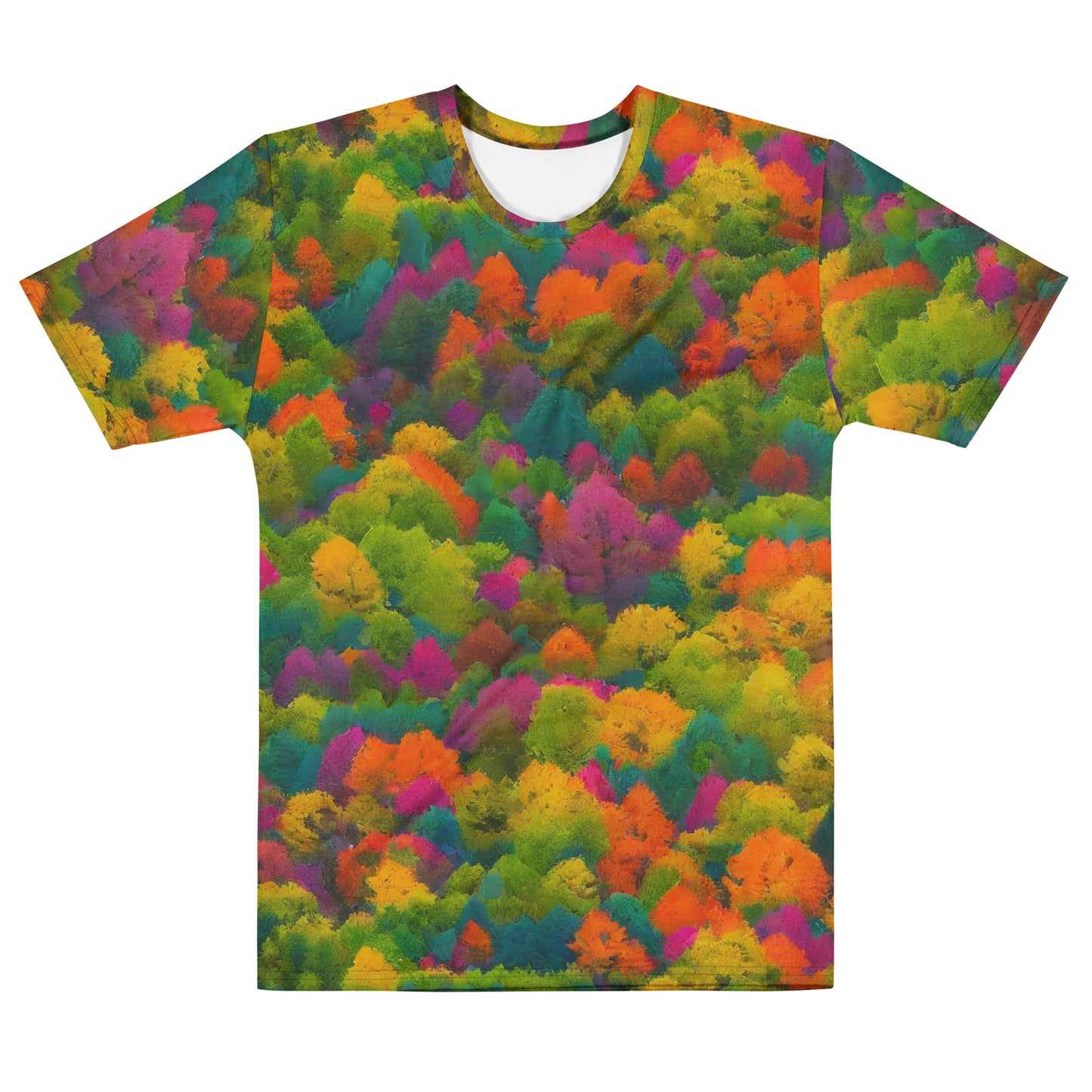 Men's Crew Neck T-Shirt - Autumn Kaleidoscope