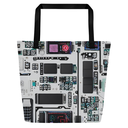 Large Tote Bag w/ Pocket - Wired Wonders