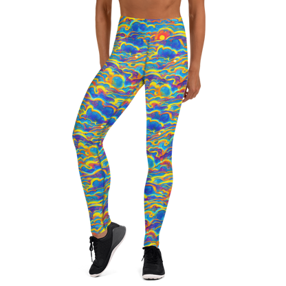 Yoga Leggings - Chroma Ripple