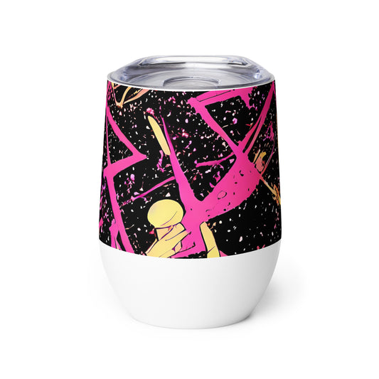 Wine Tumbler - Galaxy Graffiti