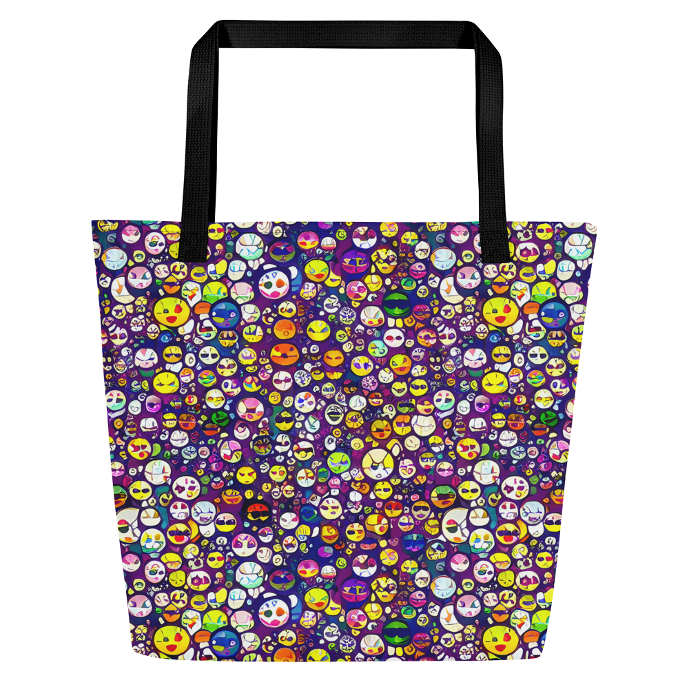 Large Tote Bag w/ Pocket - Mosaic Moods