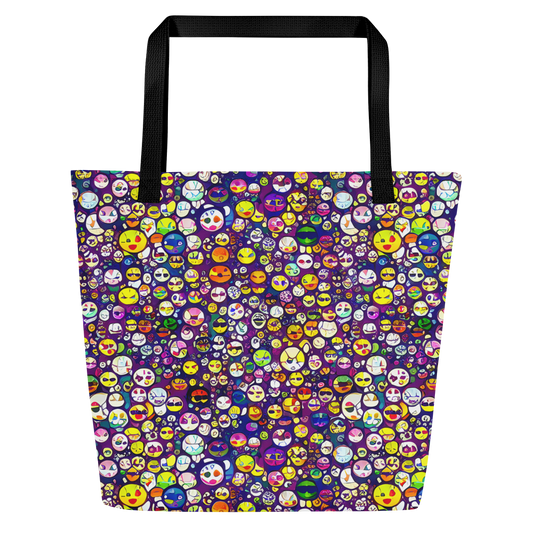 Large Tote Bag w/ Pocket - Mosaic Moods