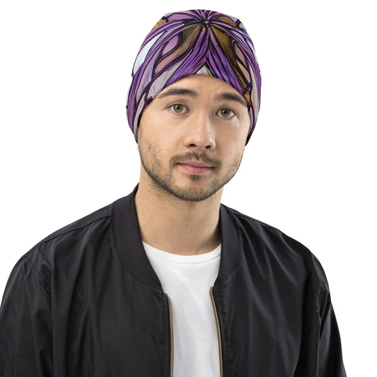 Beanie - Stained Glass Whirl