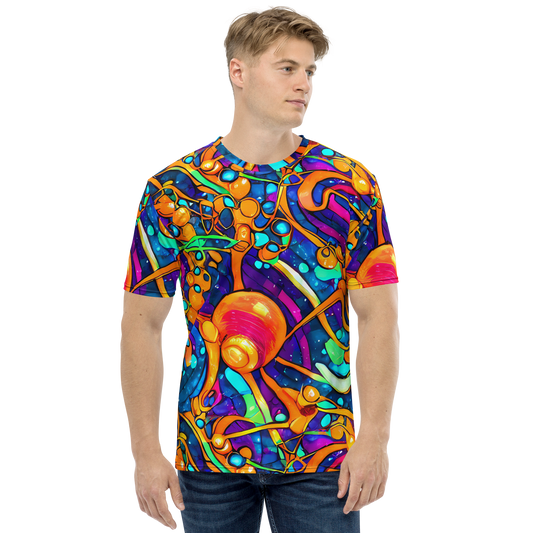 Men's Crew Neck T-Shirt - Iridescent Nebula