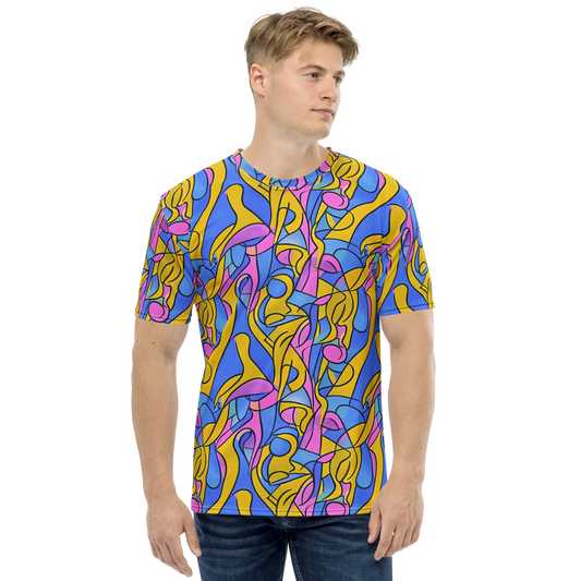 Men's Crew Neck T-Shirt - Cosmic Curves