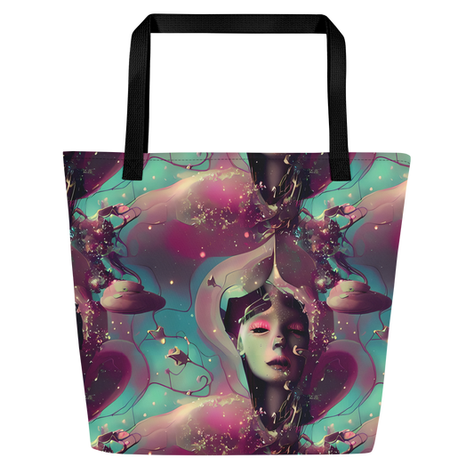 Large Tote Bag w/ Pocket - Nouveau Galaxy