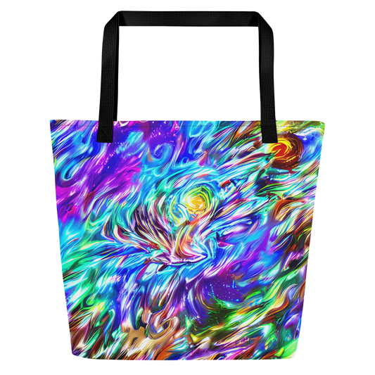 Large Tote Bag w/ Pocket - Faini Whirlwind