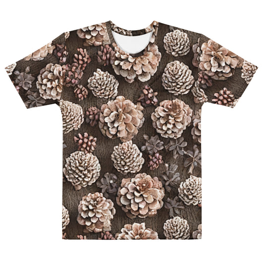 Men's Crew Neck T-Shirt - Pine Cone Reverie