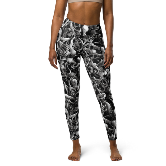 Yoga Leggings - Fluid Monochrome