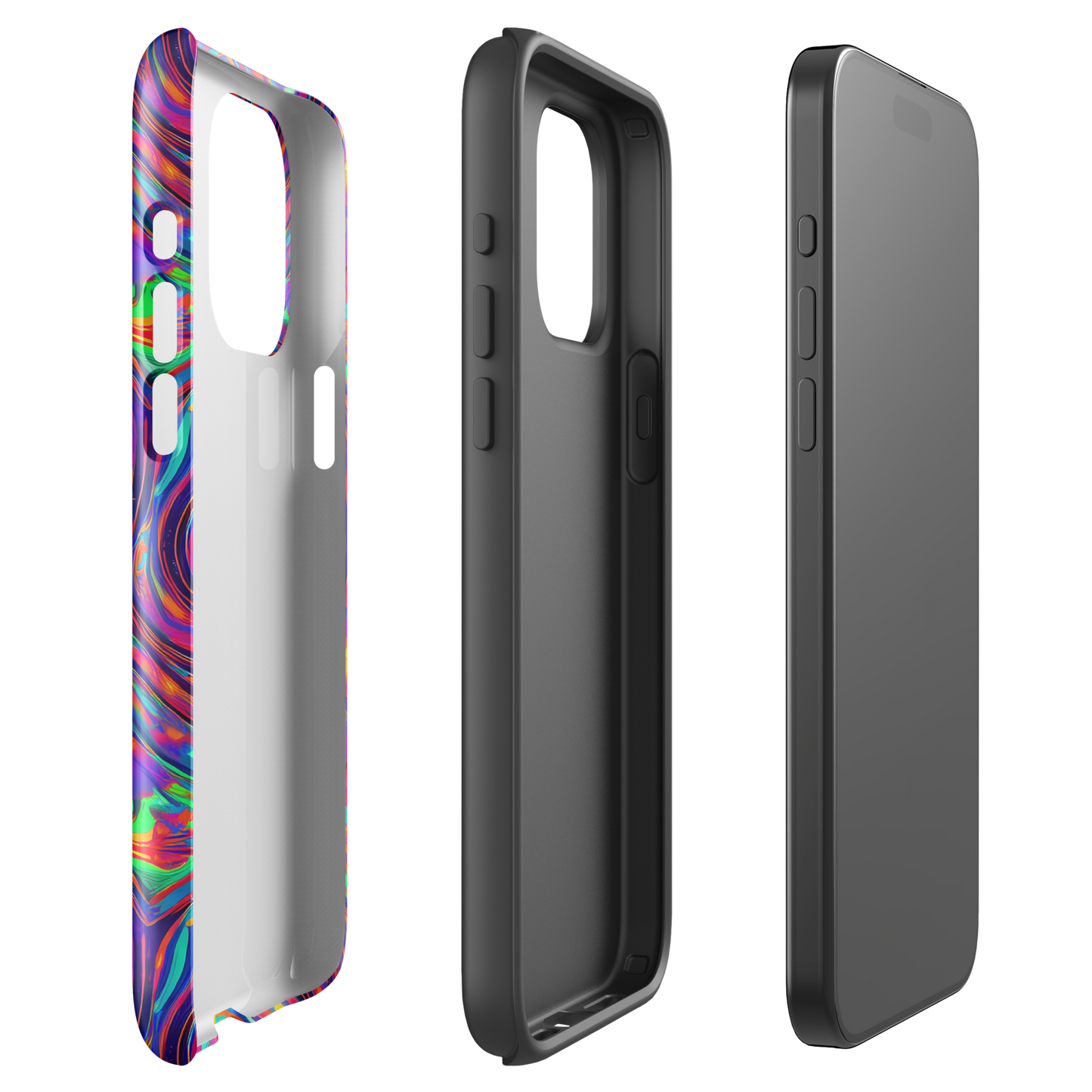 Tough Case for iPhone® - Quantum Spiral