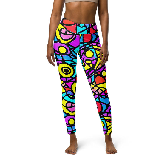 Yoga Leggings - Radiant Chaos