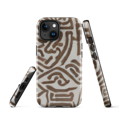 Tough Case for iPhone® - Labyrinth Whisper