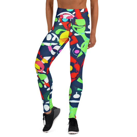 Yoga Leggings - Chagall's Dream