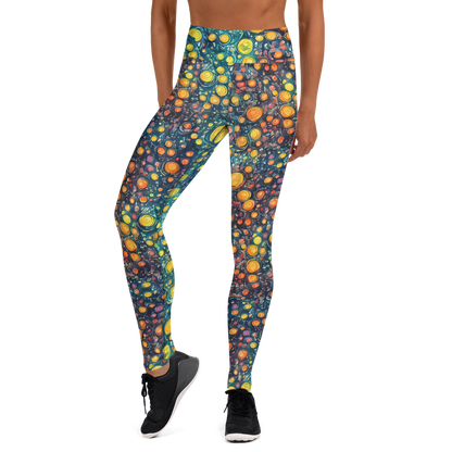 Yoga Leggings - Starry Orbits