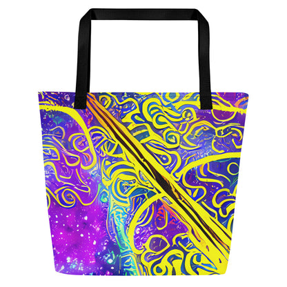 Large Tote Bag w/ Pocket - Spectrum Quest