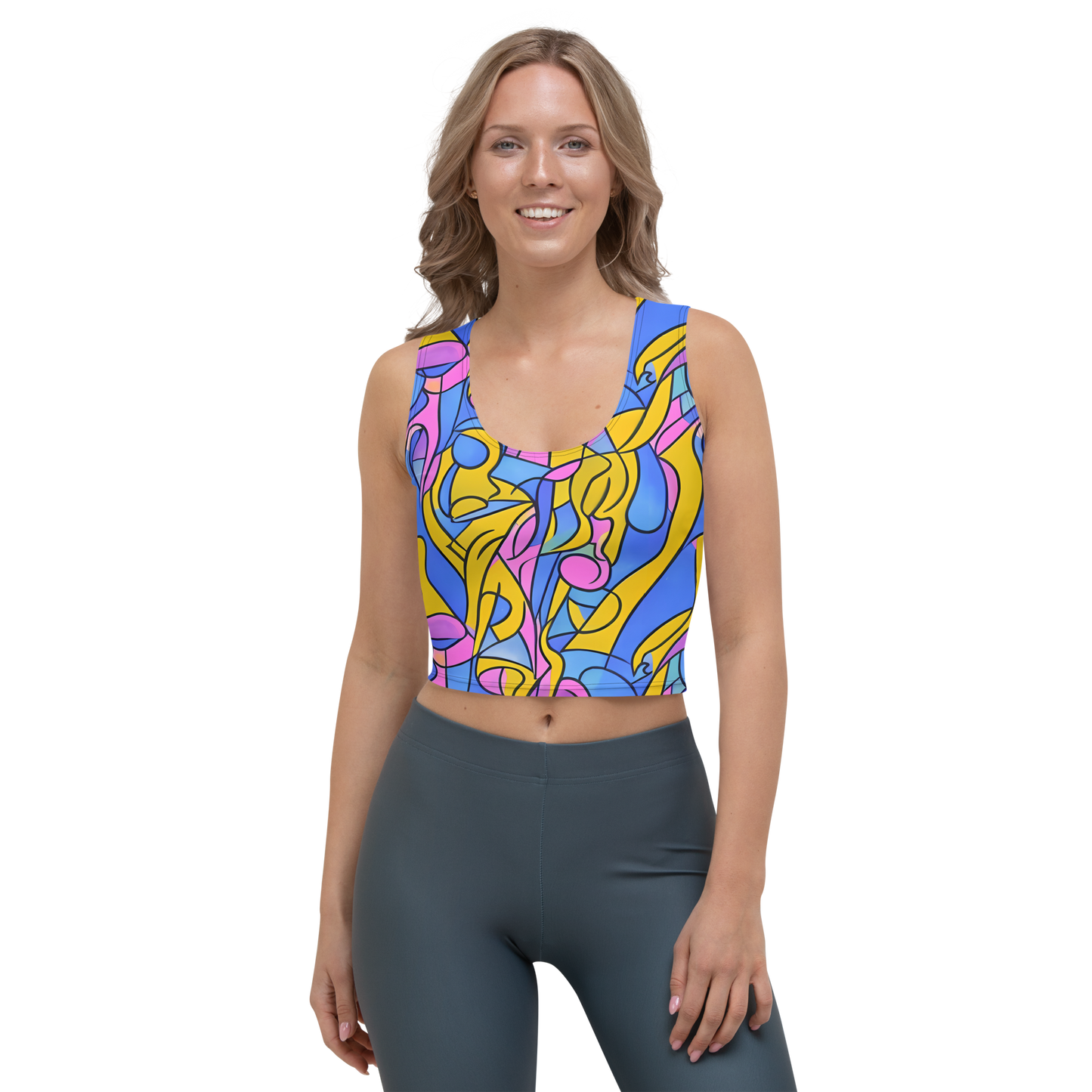 Crop Top - Cosmic Curves