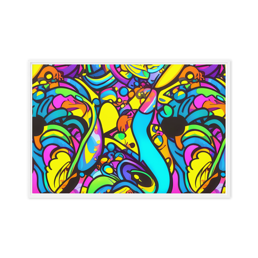 Framed Canvas - Kaleidoscopic Flow