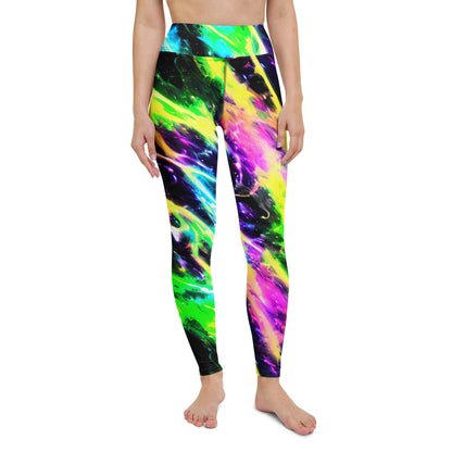 Yoga Leggings - Chromatic Surge