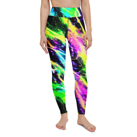 Yoga Leggings - Chromatic Surge