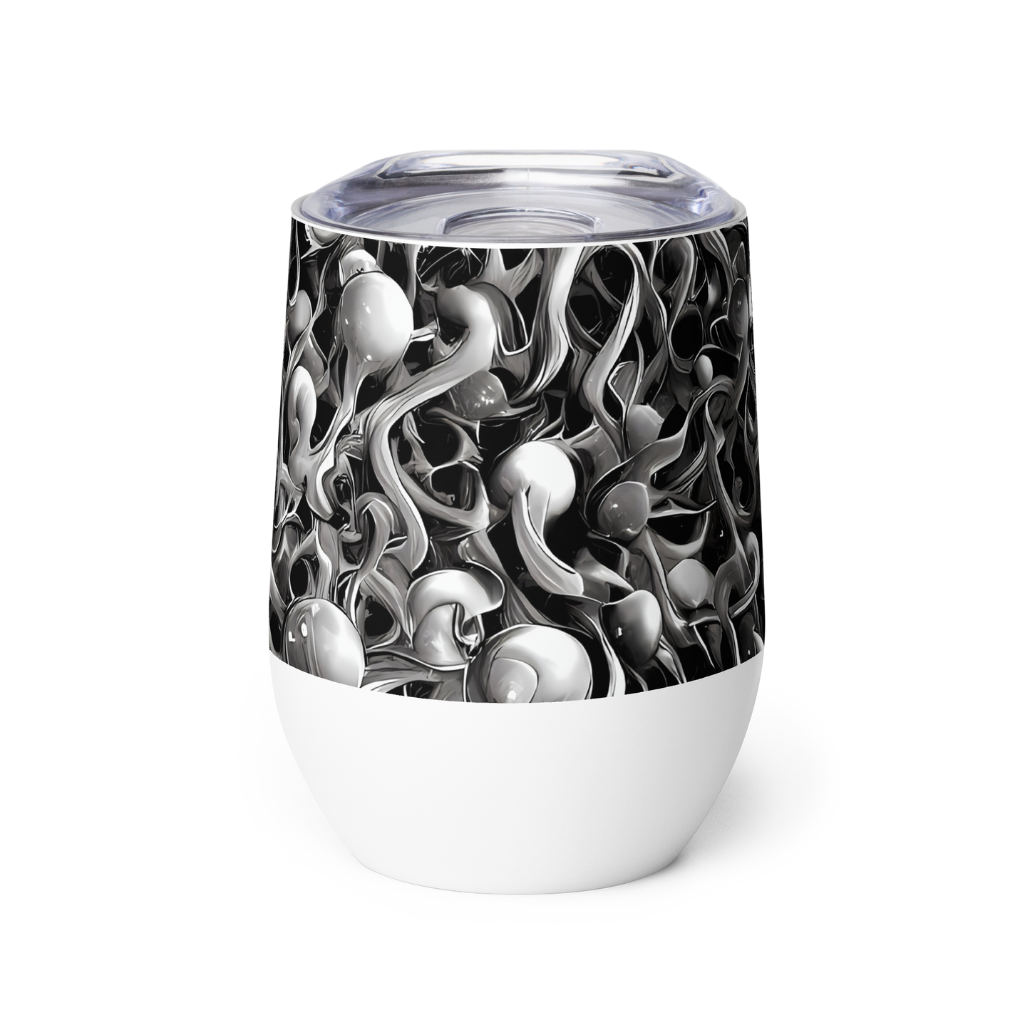 Wine Tumbler - Fluid Monochrome