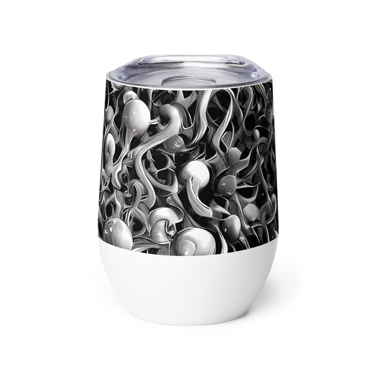 Wine Tumbler - Fluid Monochrome