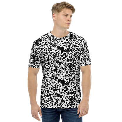 Men's Crew Neck T-Shirt - Dappled Shadow Dance