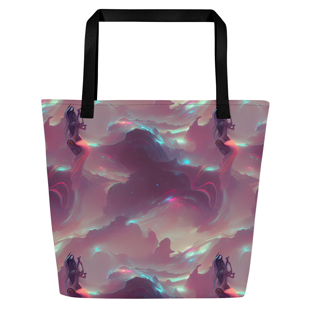 Large Tote Bag w/ Pocket - Astral Illusions