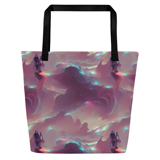 Large Tote Bag w/ Pocket - Astral Illusions